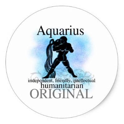 Aquarius Magnet Or Pin - Granny Kate's