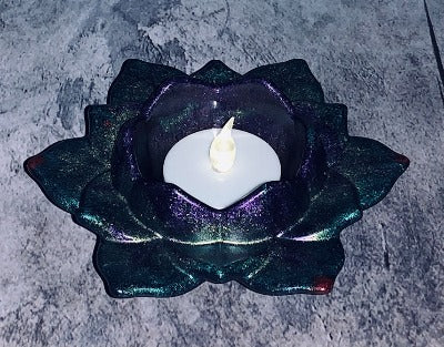 Lotus Flower Tealight Candleholder