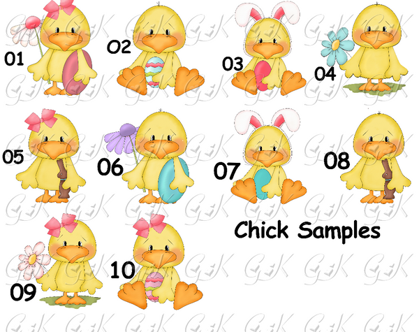 Stemless Cup, Little Chicks
