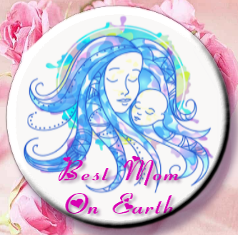 Best Mom On Earth Magnet or Pinback Button