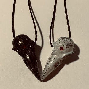 Raven Skull Pendant