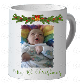 Coffee Mugs, Christmas Babies