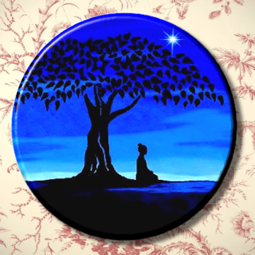 Buddha Under Tree - Granny Kate's