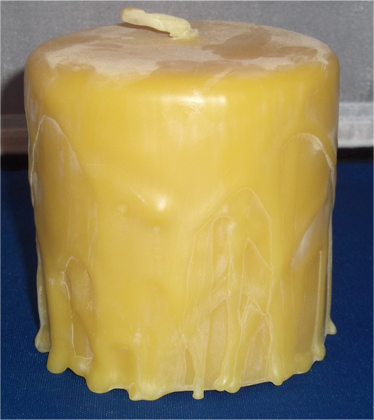 Beeswax Drippy Pillar Candles