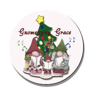 Gnomeazing Grace Magnet or Pin