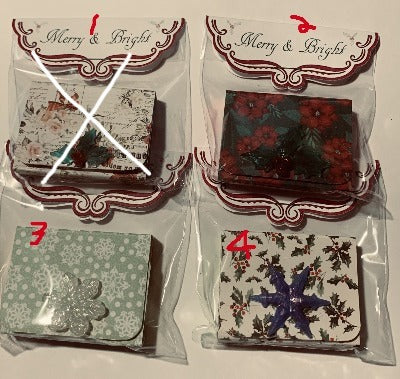 Mini Post-it Notes, Christmas