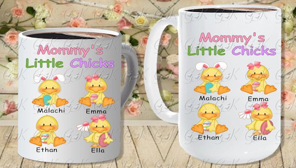 Coffee Mugs, Little Chicks
