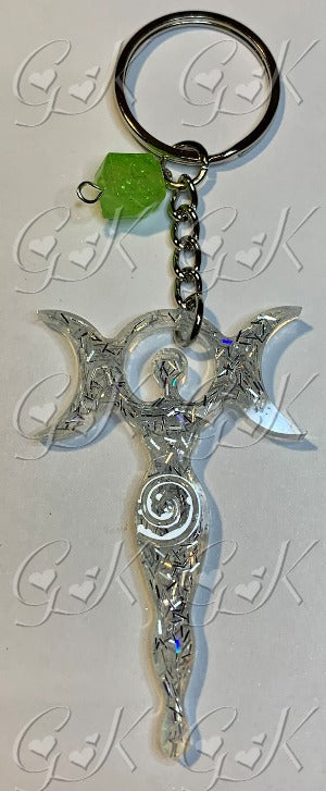 Moon Goddess Keychain