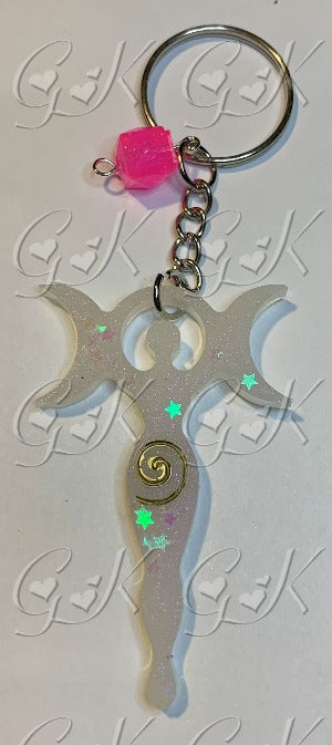 Moon Goddess Keychain