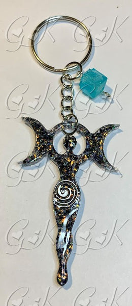 Moon Goddess Keychain