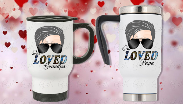 Travel Mugs With Handle, One Loved Grandparent