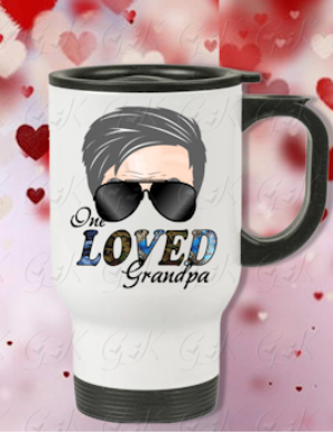 Travel Mugs With Handle, One Loved Grandparent