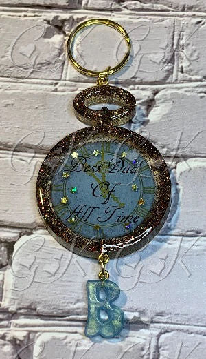 Pocket Watch Keychain