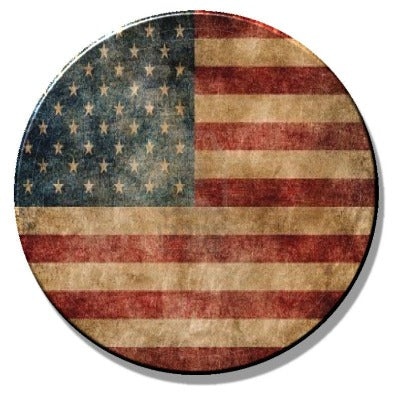 Vintage Flag Magnet or Pinback Button