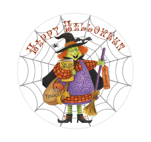 Witch With Spell Book - Granny Kate's